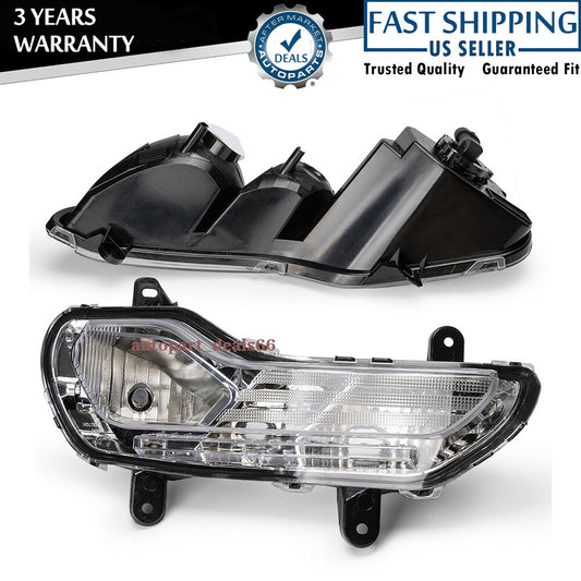 Suitable for Ford Escape, pair of front bumper halogen fog lights LH, right-hand grip, 2013 - 2016