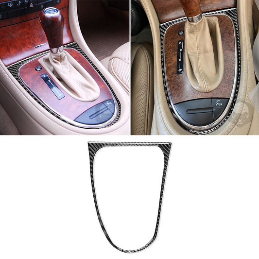 Carbon Fiber Control Gear Shift Box Panel Trim for Benz CLS Class C219 2004-2009