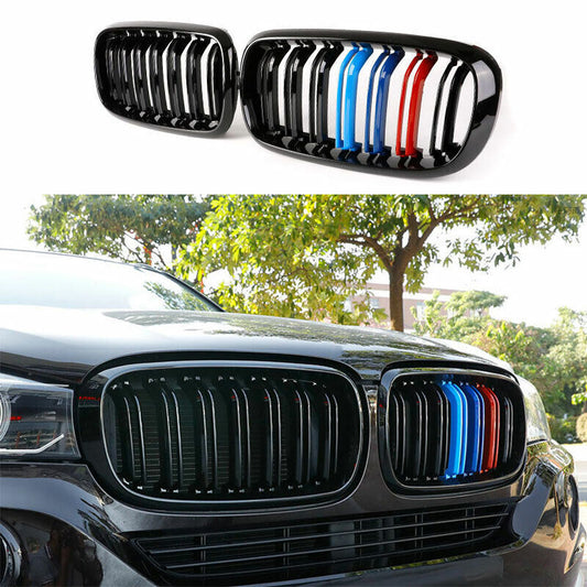 ABS 3-Color Front Bumper Center Hood Grill Mesh Trim For 2014-2018 for BMW X5 F15 X6