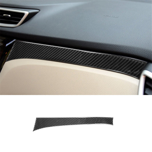 Carbon Fiber Passenger Dashboard Cover Trim for Nissan Rogue 2014-2016