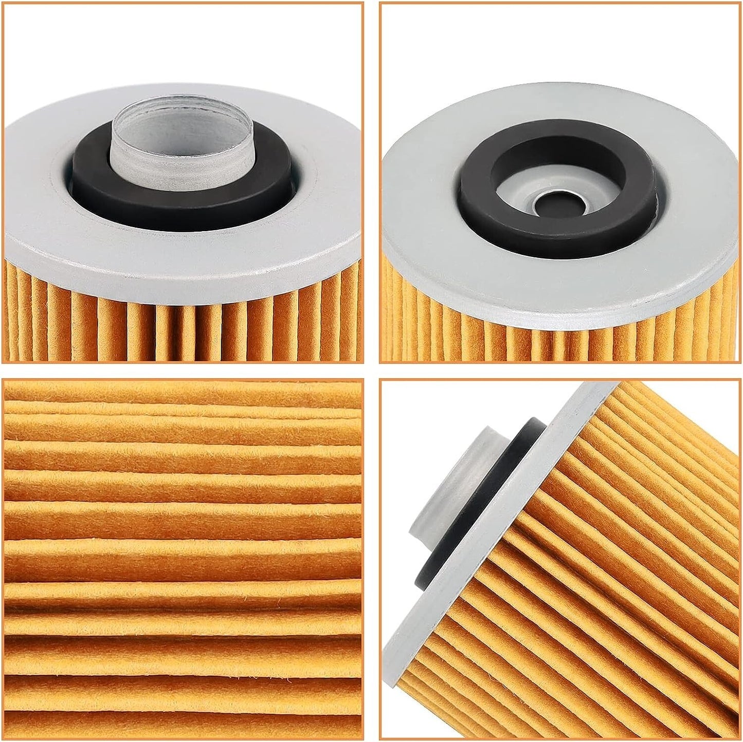 2 Pack Oil Filter for YAMAHA XVS650 XV250 V-Star 250 Virago 250 XVS1100