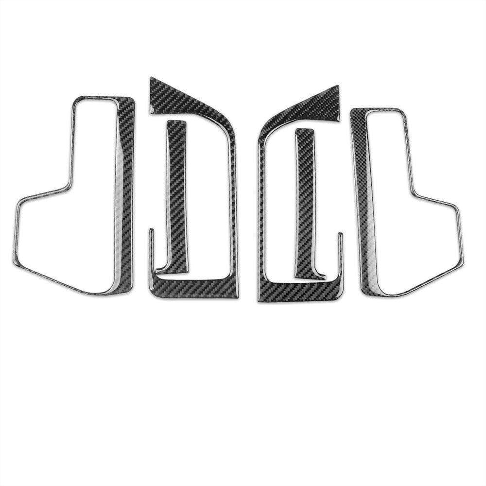 6¡ÁCarbon Fiber Interior Door Handle Panel Trim Kit For Toyot@ FJ Cruiser 2007-21