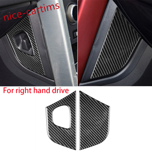 RHD Carbon Center Console Side Panel Trim for Land Rover Discovery Sport 2015-19