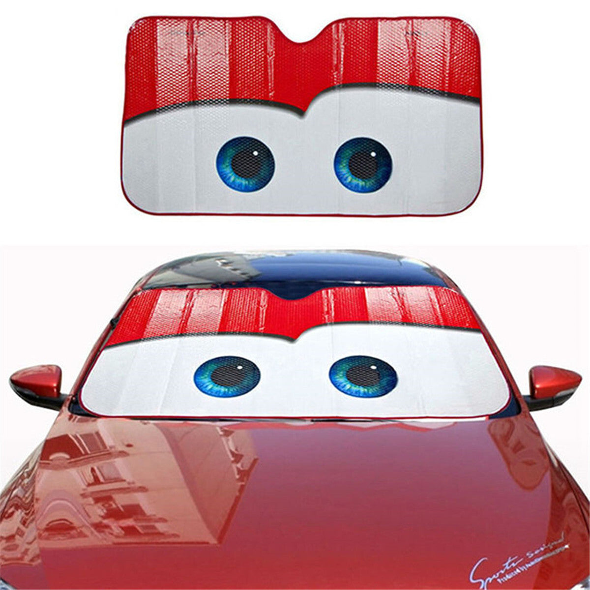 Car Front Rear Windshield Window Sun Shade Foldable Shield Cover Visor UV Block