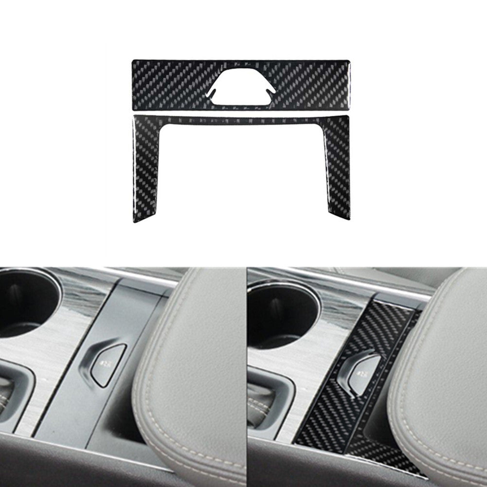for Seat Button Frame Trim Type A Cover Carbon Fiber for Chevy Impala 2014-2020