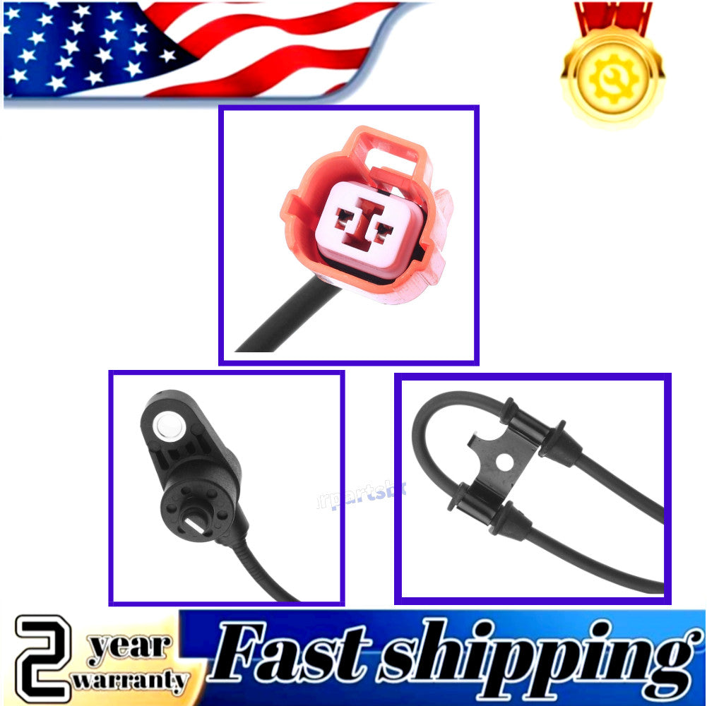 Two front left and right ABS wheel speed sensors for Honda Odyssey 1999-2004 V6 3.5L