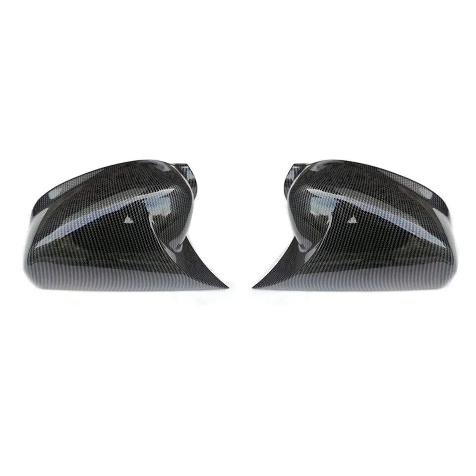 Pair Carbon Fiber Rear View Mirror Cover for Honda Accord 8th 08-17 Horn Style