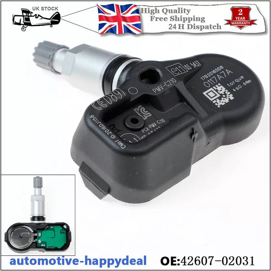 for TOYOTA AVENSIS AURIS RAV4 YARIS TPMS TIRE PRESSURE SENSOR 433MHZ 42607-02031