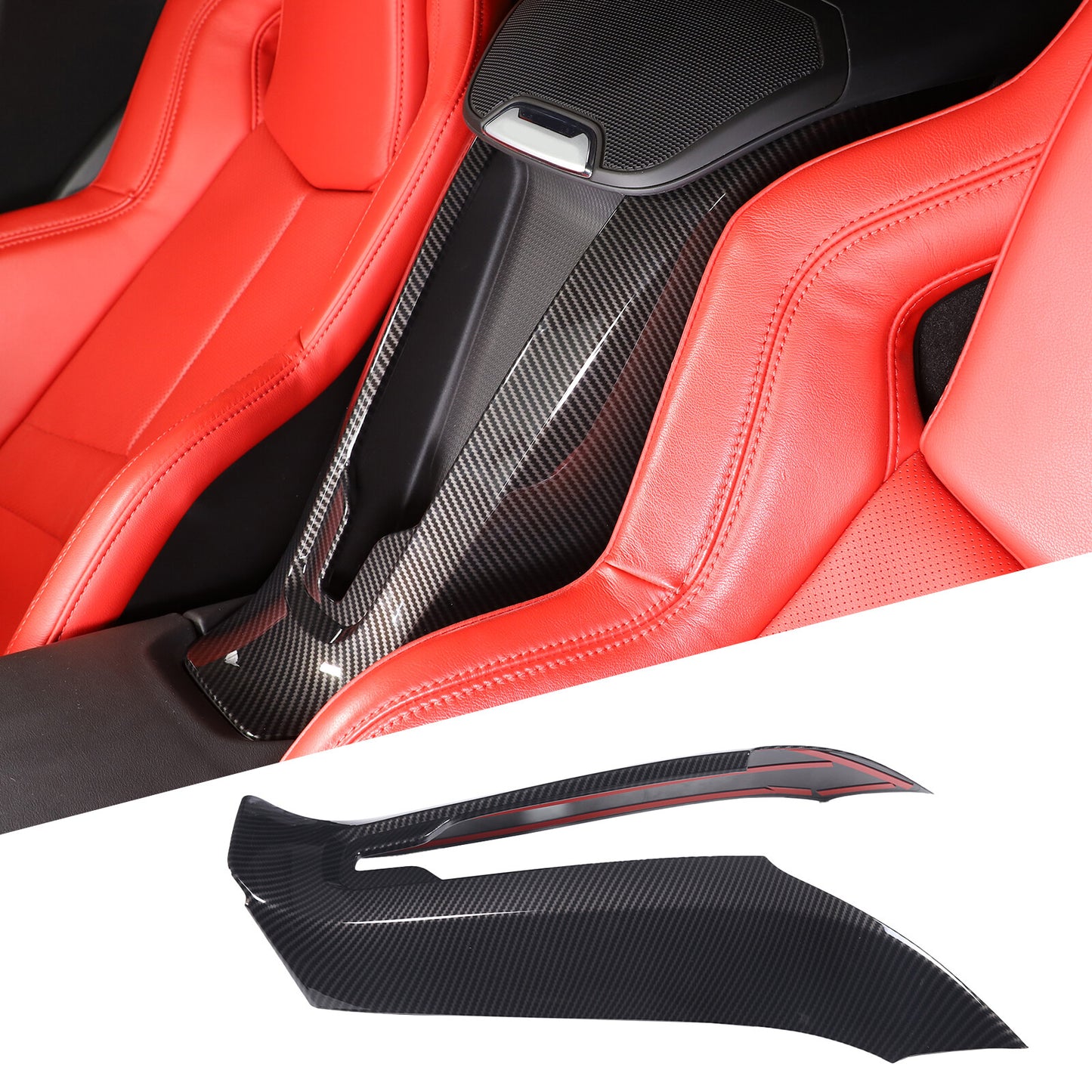 ABS smoked black taillight trim cover for BMW X4 2019-2024