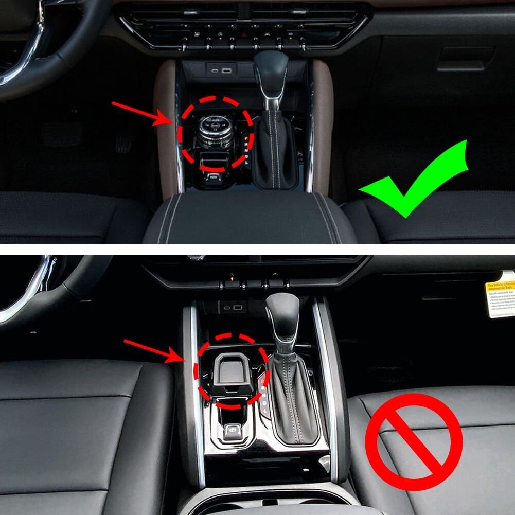 Carbon Fiber Style For 2023 2024 2025 for GMC for Canyon Cab Gear Shift Panel Cover Trim