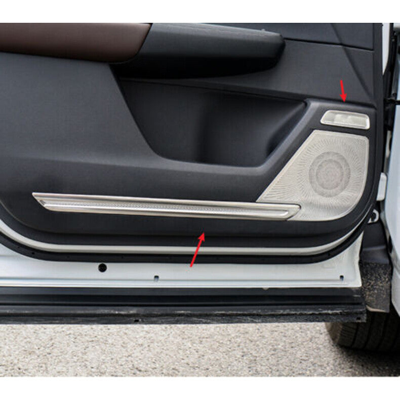 for Honda CR-V 2023-2024 Silver Steel Inner Door Panel Strip Molding Cover Trim