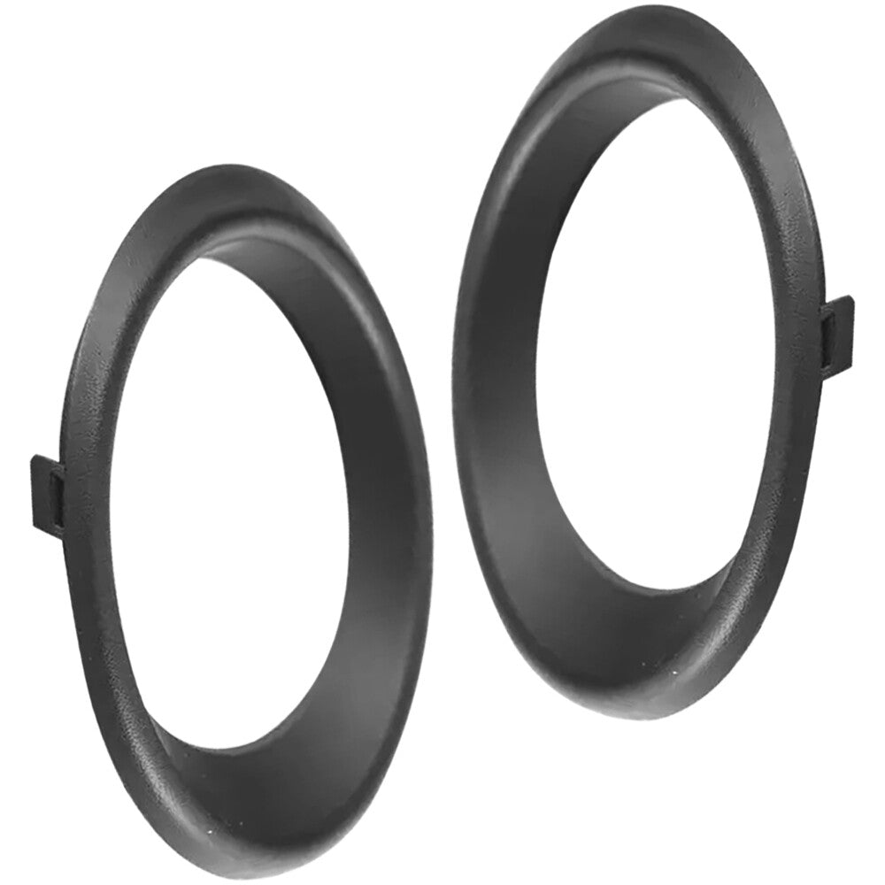 2Pcs Front Left+Right Side Fog Lamp Ornamental Molding Black For W204 C-Class
