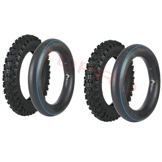 A pair of 3.00-10 80/100-10 tire tubes for Mini Pit Dirt bikes TTR50 SSR 70 XR50 CRF50