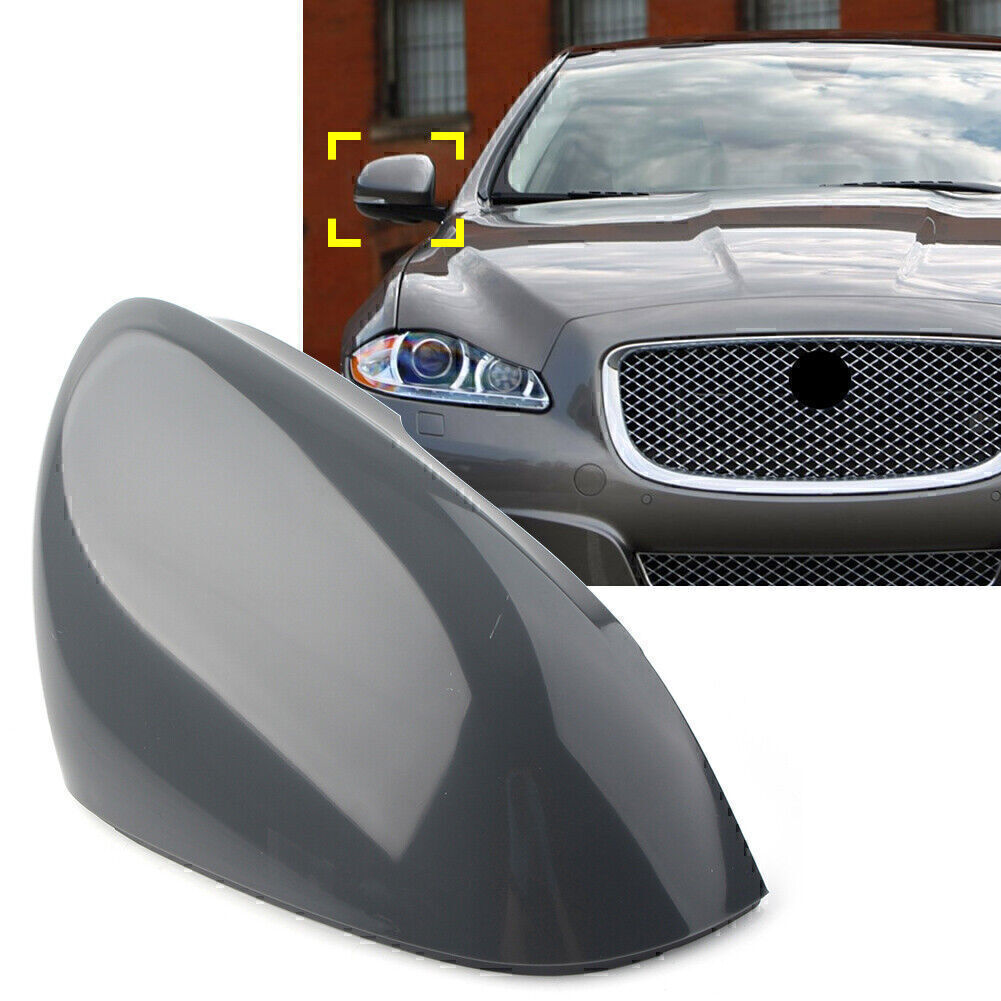 1pc Right Side Rear View Mirror Cover Cap for Jaguar XF XFR XFR-S XJ Primed