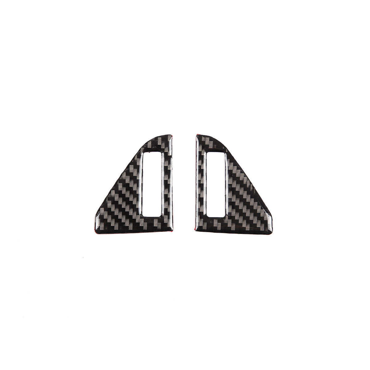 ABS carbon fiber interior door kick guard cover trim for Corvette C8 20-24