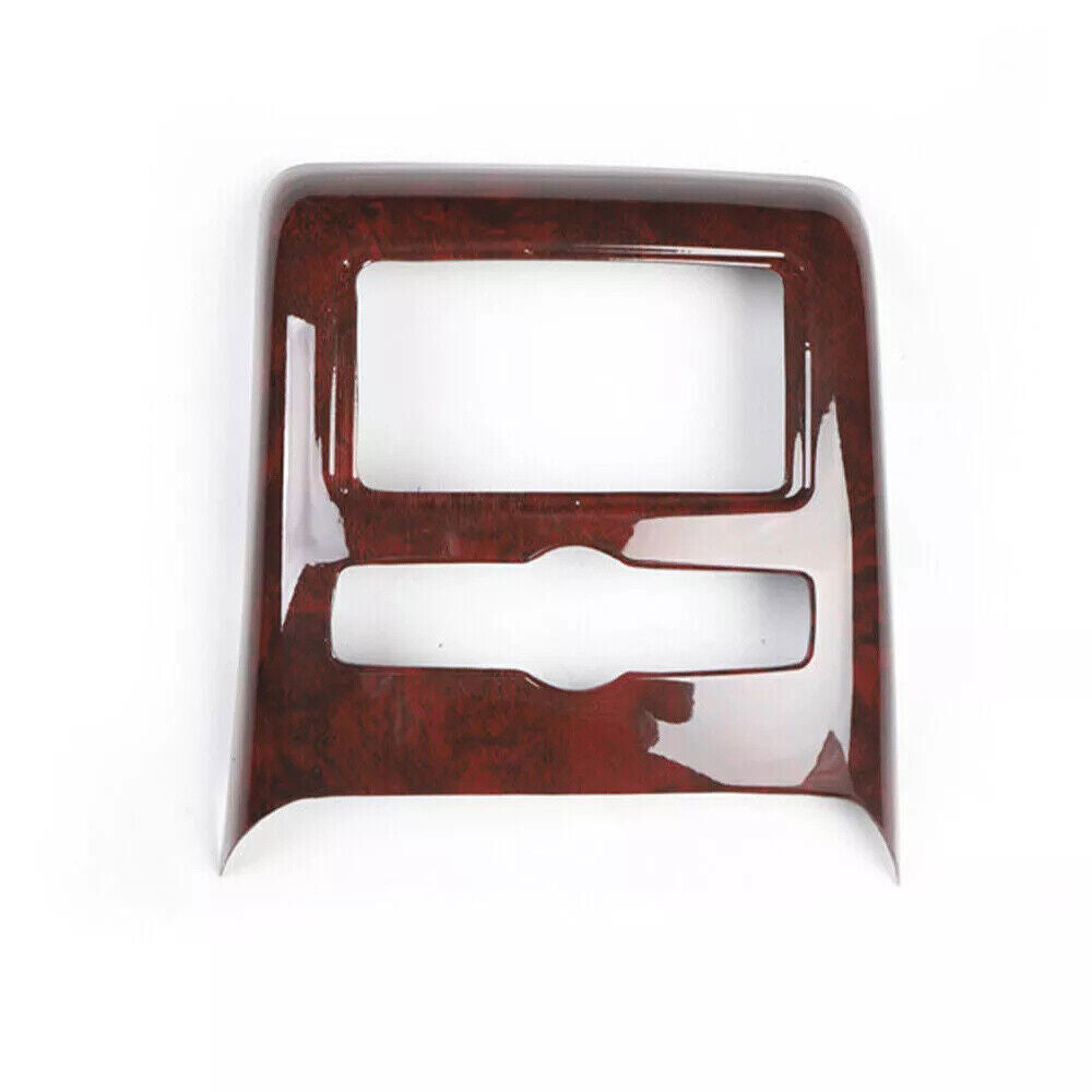 for Audi A6 2008-2011 Brown Wood Grain Inner Rear Air Outlet Vent Cover Decor 1P