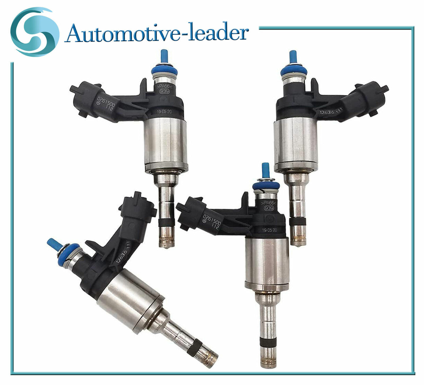 12636111 4Pcs Fuel Injector for Buick Regal Verano for Chevrolet HHR for Saturn Sky 2.0L