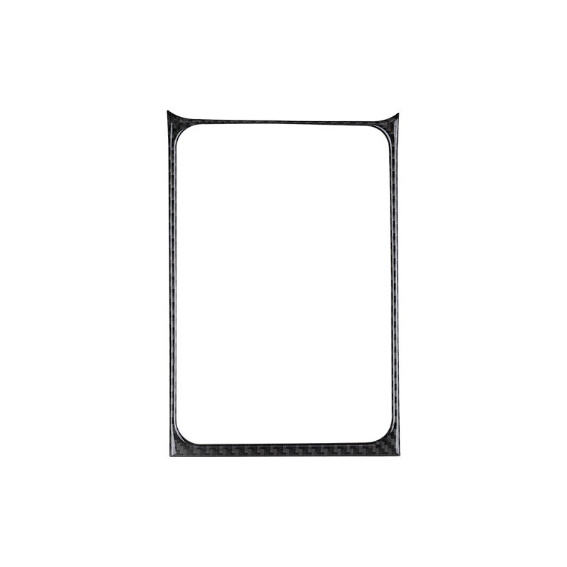 Center Water Cup Holder Frame Carbon Fiber Trims for VW for Golf 8 MK8 GTI 2020-21