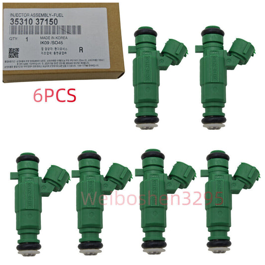new 6-piece fuel injector 35310-37150, suitable for 1999-2011 for Hyundai and for Kia .