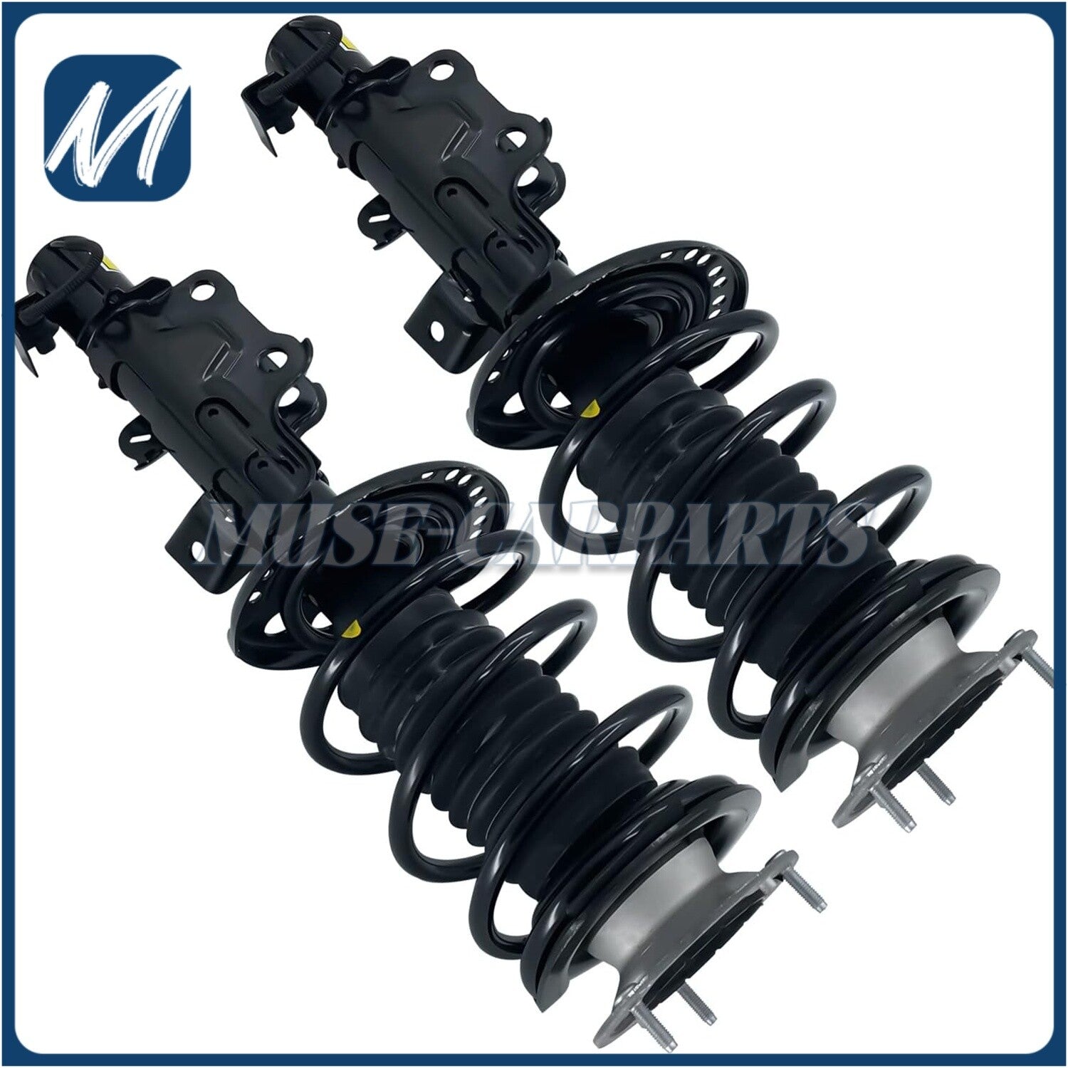 Front LH RH Shock Struts Assys Fit for BMW E60 E61 530xi 528i 535i 4WD w/O Electric