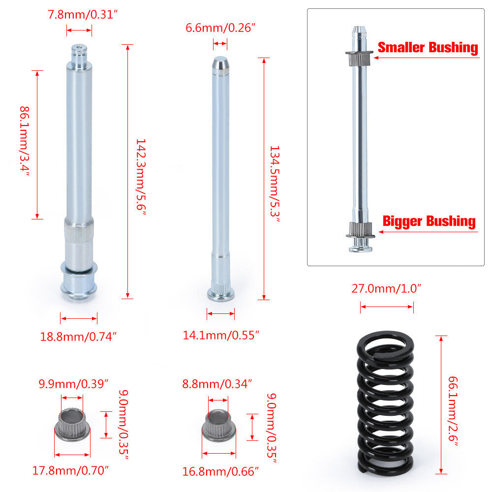 Car door hinge bushing automotive front door hinge pin bushing repair kit for Chevrolet
