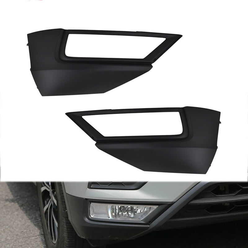 Pair Fog Lamp Light Grille Cover Trim Left Right for VW for Tiguan 2018 2019 2020