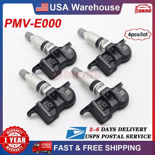 4-piece TPMS tire pressure sensor kit for Toyota for Camry and for Lexus 42607-02050 PMV-E000