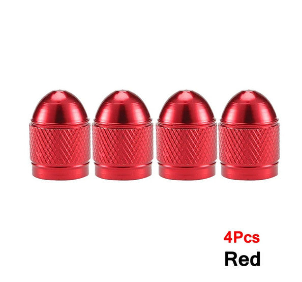 4-piece car tire valve cover rod air dust cover, dustproof and rustproof, blue, suitable for Jeep for Mini .