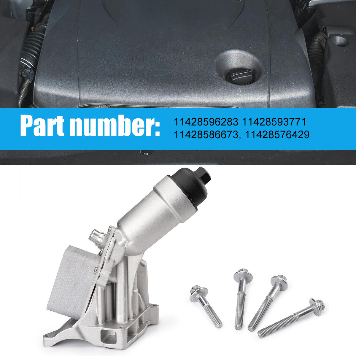 for BMW 230i 330e 330i 430i 530i 530e X3 Aluminium Oil Cooler Filter Housing NEW