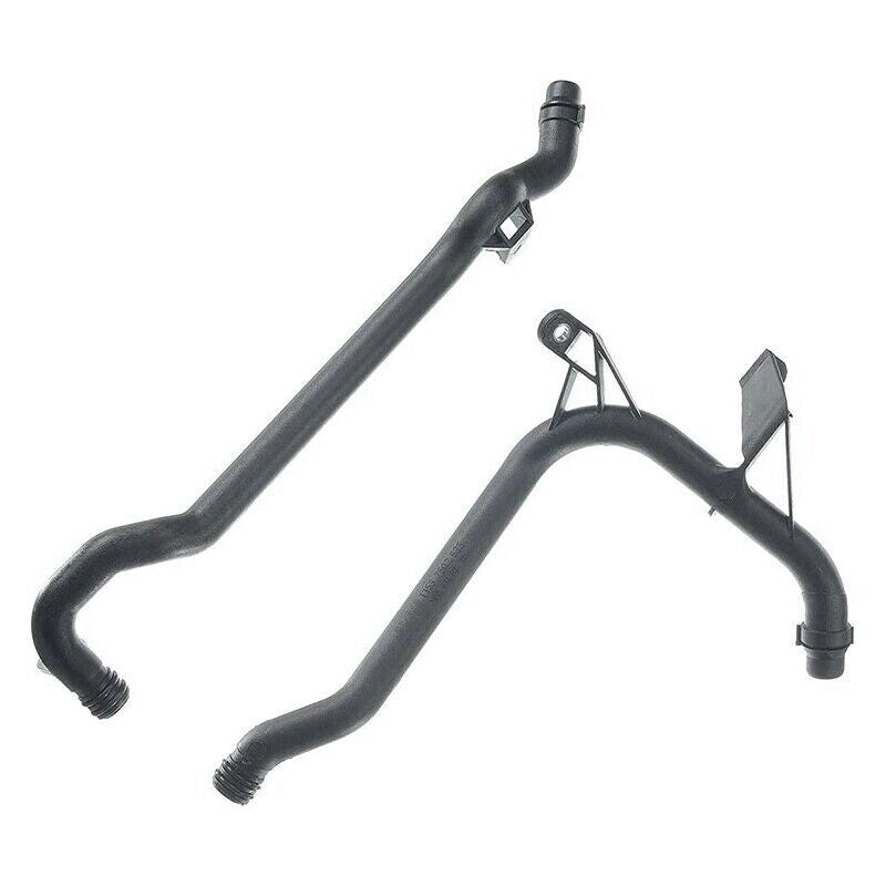 Pair of Engine Coolant Pipes for BMW E46 325xi 330xi E83 X3 E53 X5 New 2001-06
