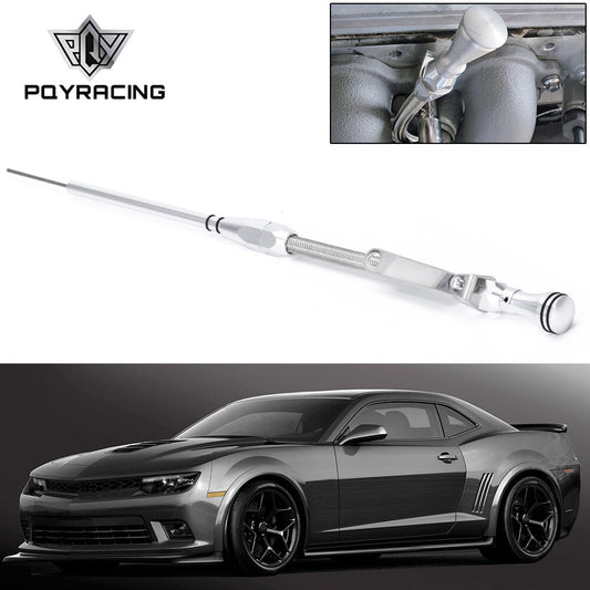 SBC Chrome Steel Engine Oil Dipstick for Chevy 350 283 327 383 400 Tube Dipstick