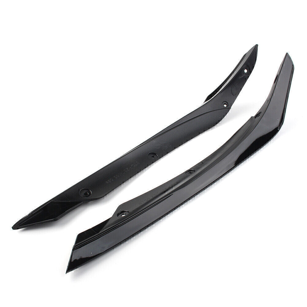Front Lip Spoiler Fins Splitter for Mercedes-Benz A-Class W176 2016 2017 2018
