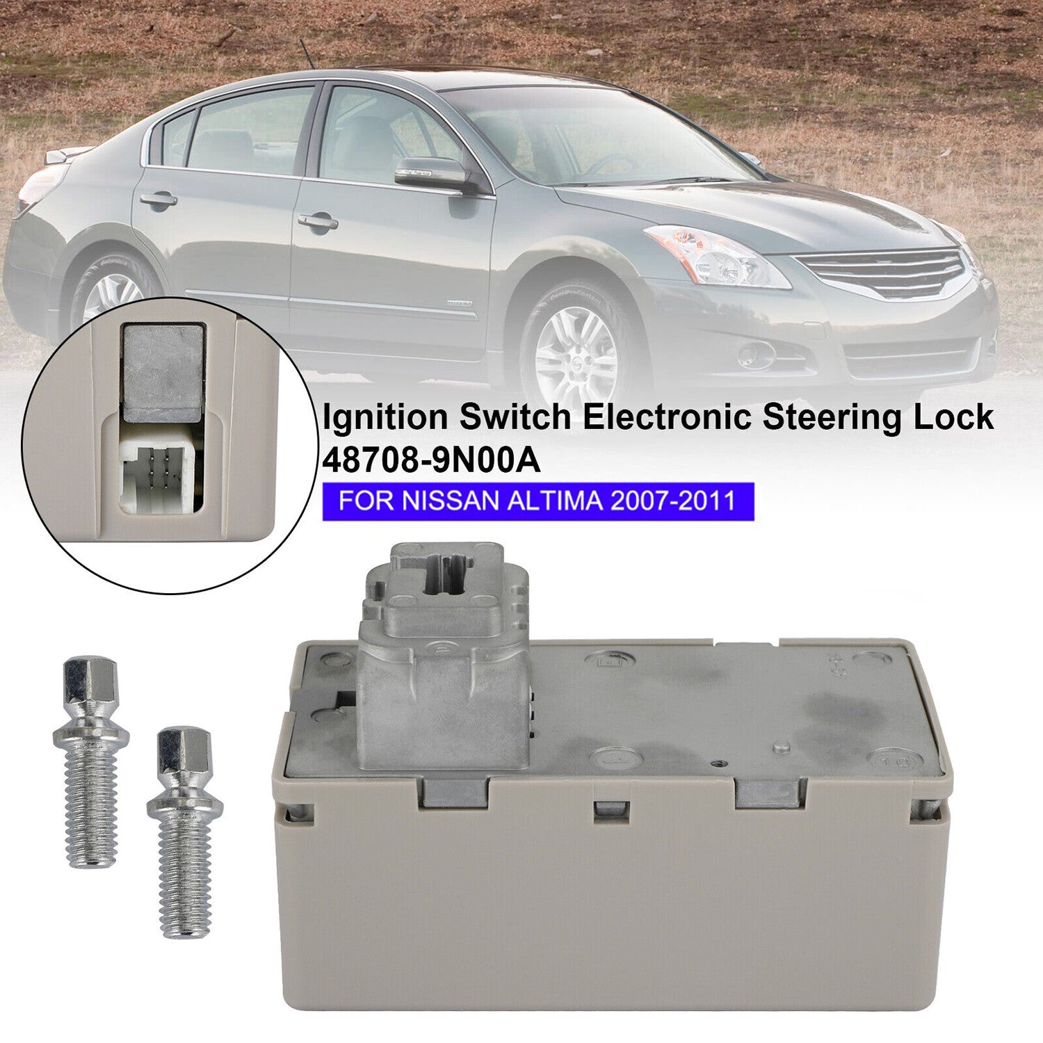 Ignition Switch Electronic Steering Lock for Nissan Altima 48708-9N00A 2007-2010