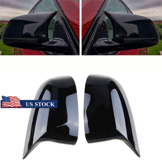 2x Car M Style Mirror Cover Replacement for BMW X3 G01 X4 for X5 G05 X6 X7 2018-2023