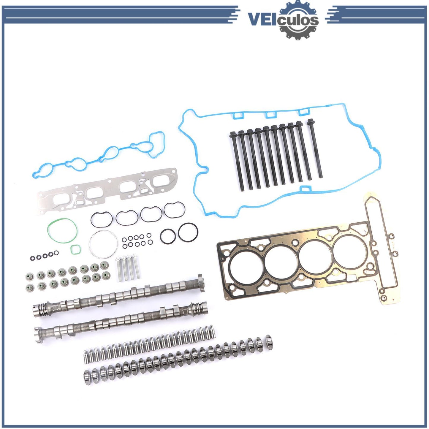 Camshaft Lifters Rockers Head Gaskets Kit for Chevrolet Impala for GMC Terrain 2.4L