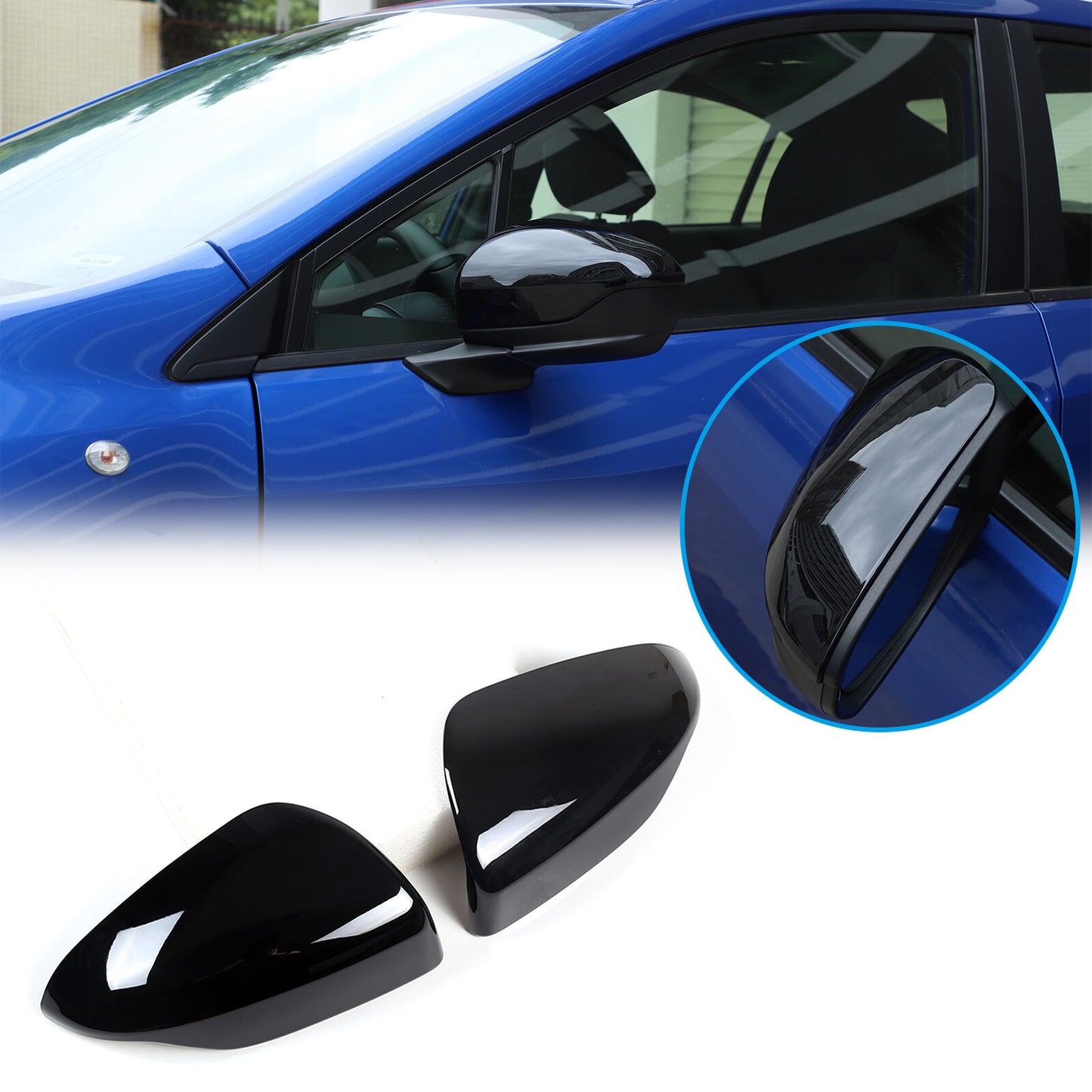 ABS carbon fiber exterior door handle cup covers suitable for Toyota 86/ for Subaru BRZ 12-22