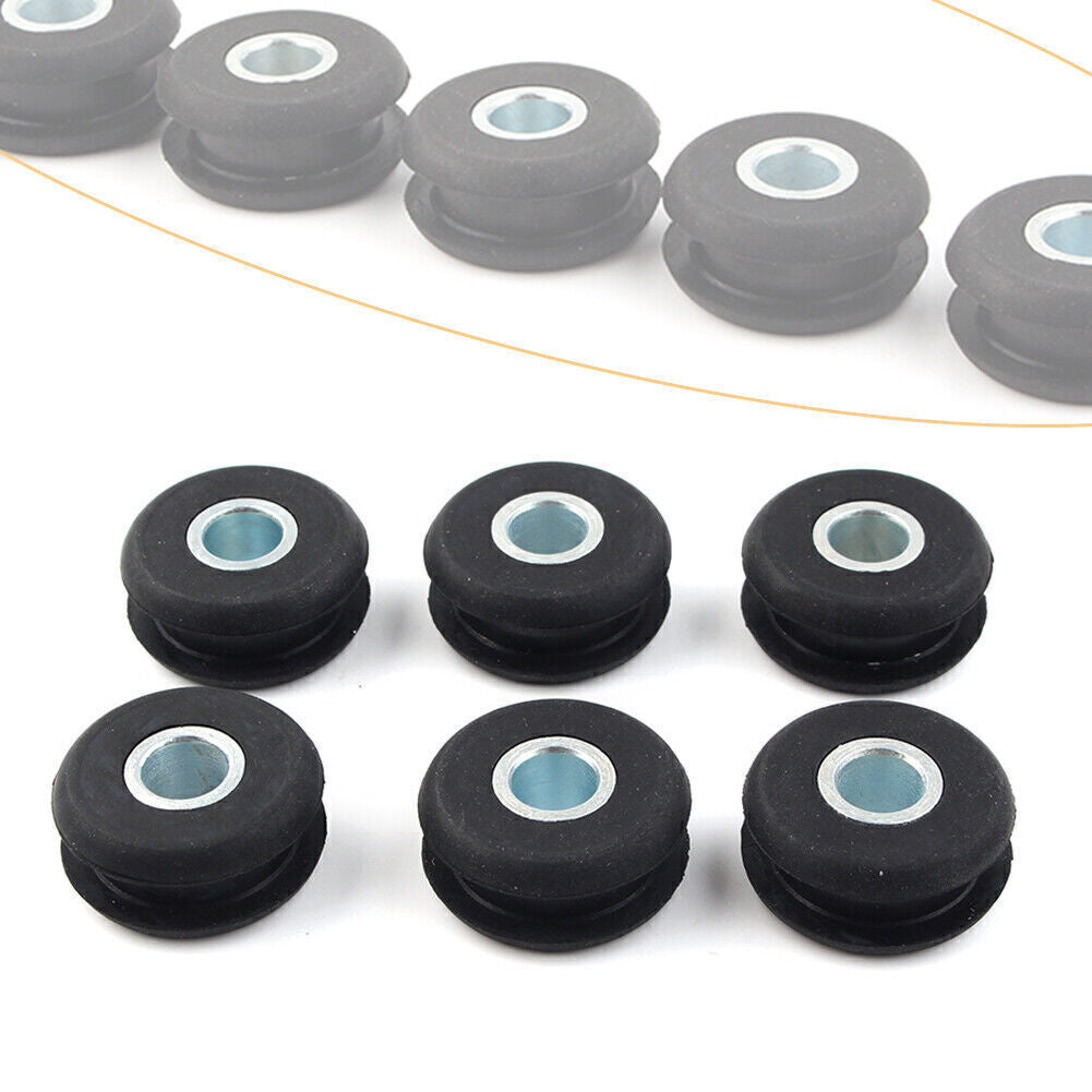 Gas Tank Mounts for Harley Softail Mounts Rubber Grommets 6PCs Black Motorcycle