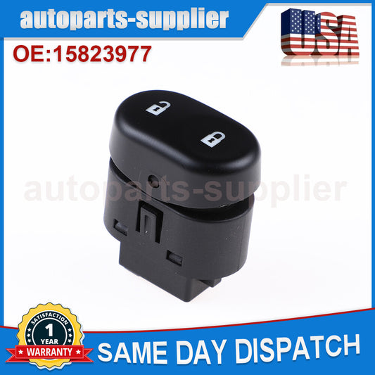 Electric door lock switch 15823977, suitable for 2008, 2009, and 2010 for Chevrolet Malibu front-wheel drive.