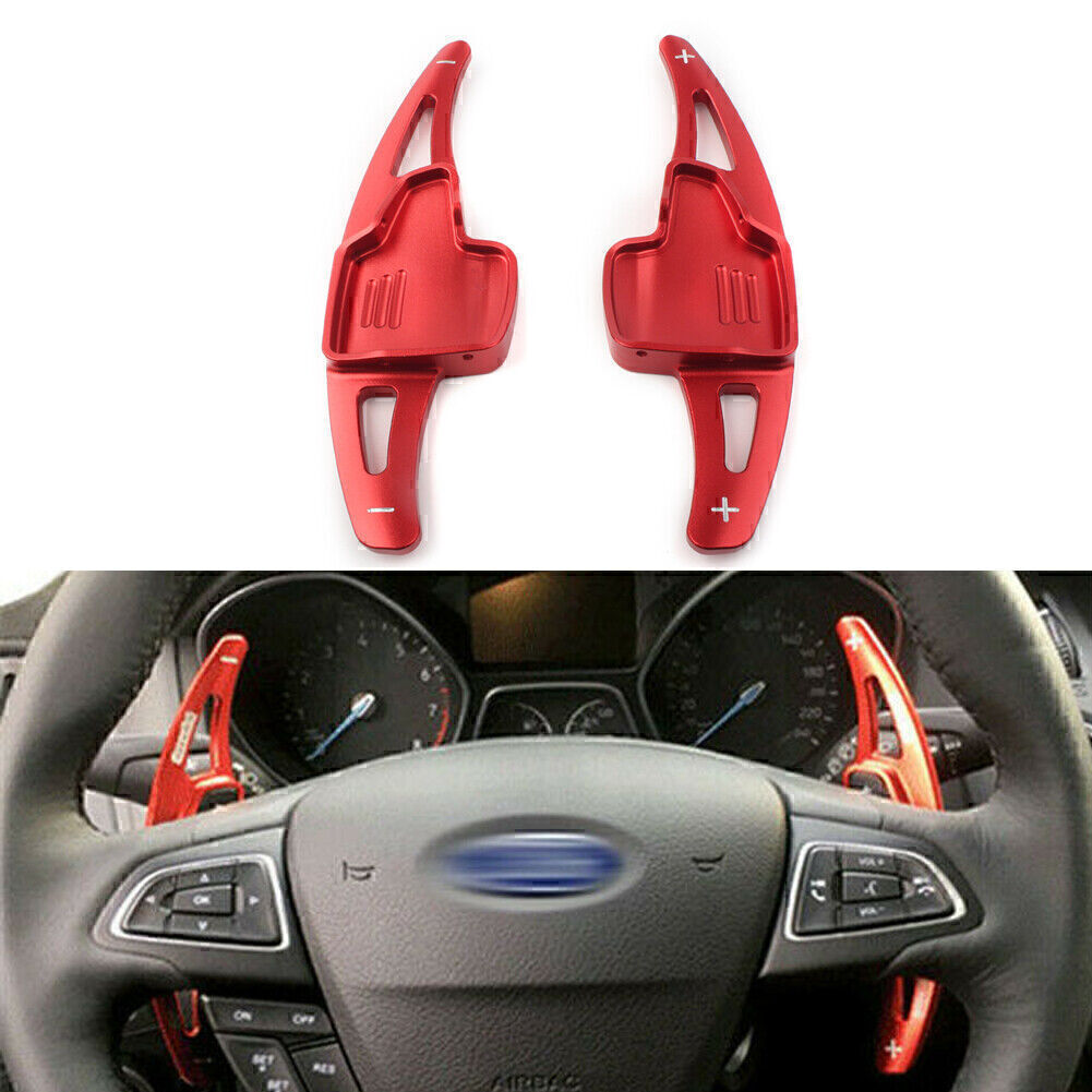 for Ford Focus 2015-2017 Escape 17-19 Red 2x Car Shift Paddle Shifter Extension