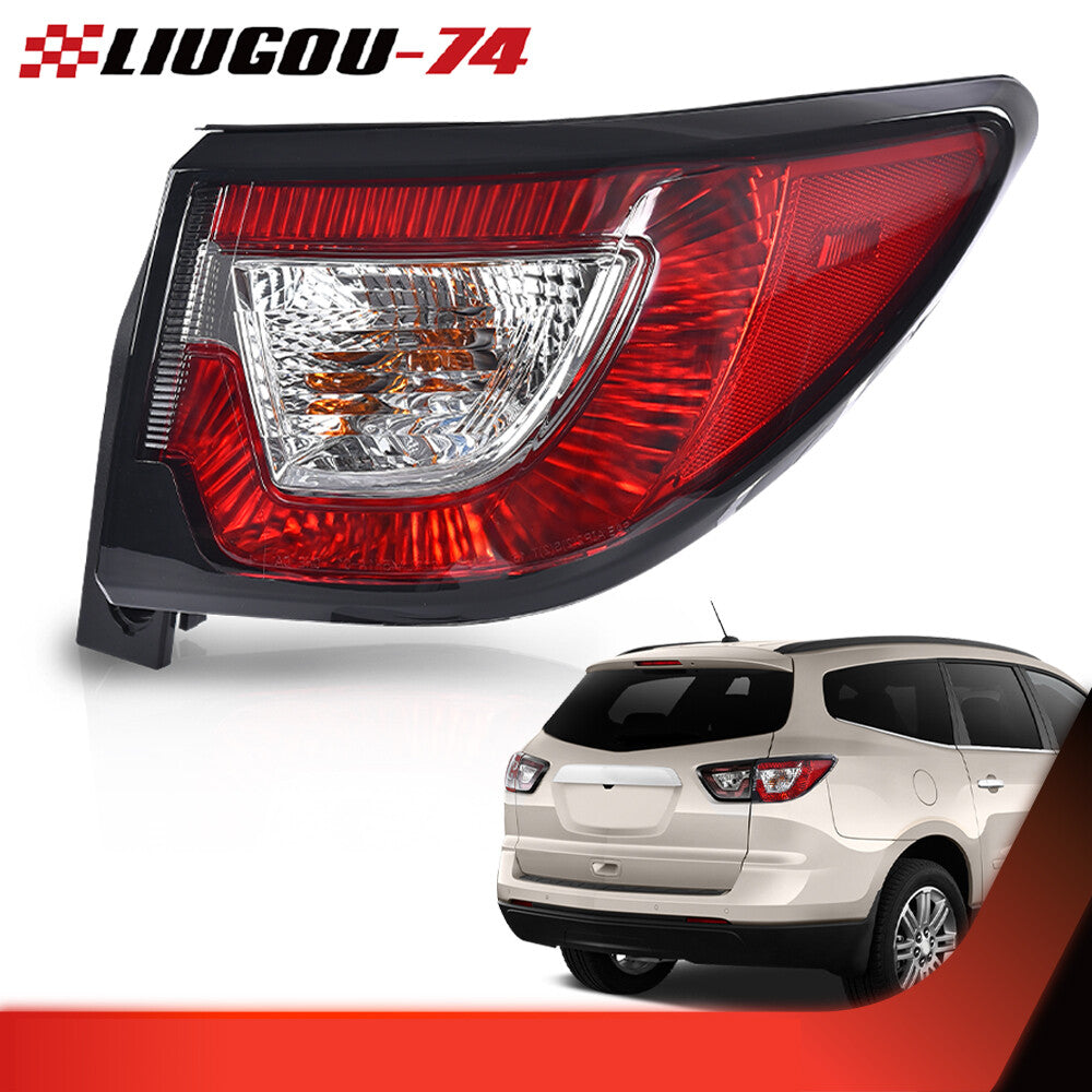 Taillights with red bulbs on the passenger side, suitable for 13-17 for Chevrolet Traverse LS LT LTZ