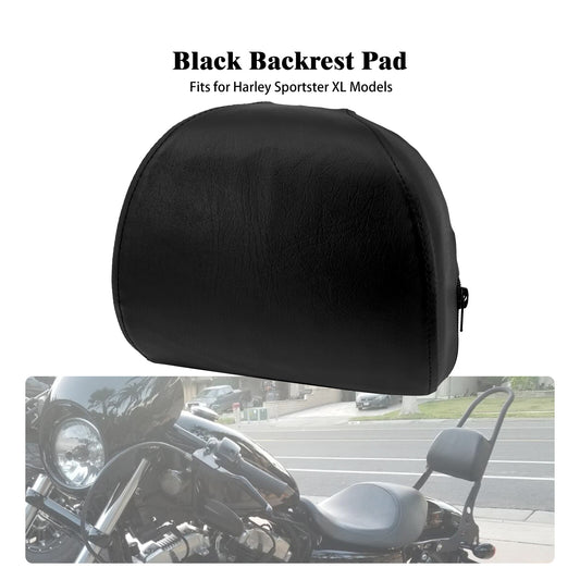 Passenger Sissy Bar Backrest Pad for Harley Sportster XL883 1200 48 72 2004-2022