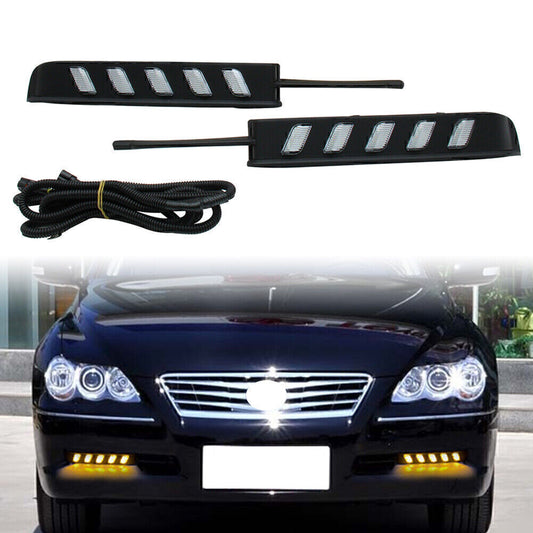LED Daytime Running Lights DRL for Toyota REIZ Mark X 2005-2009 2008 2007