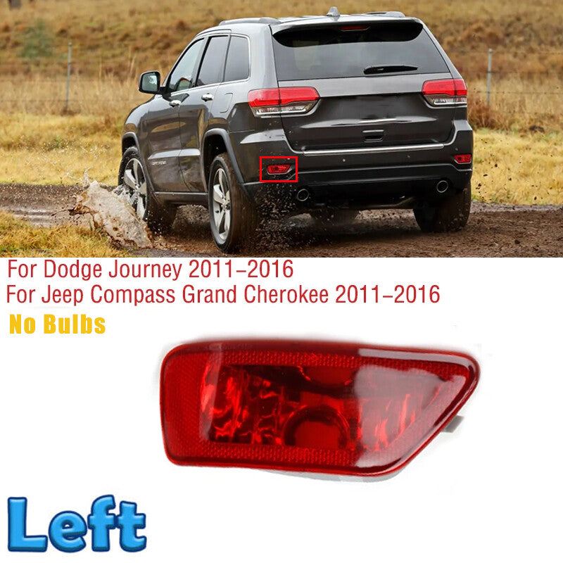 Rear Bumper Lights Cover for Jeep Grand Cherokee Compass for Dodge Journey 11-16