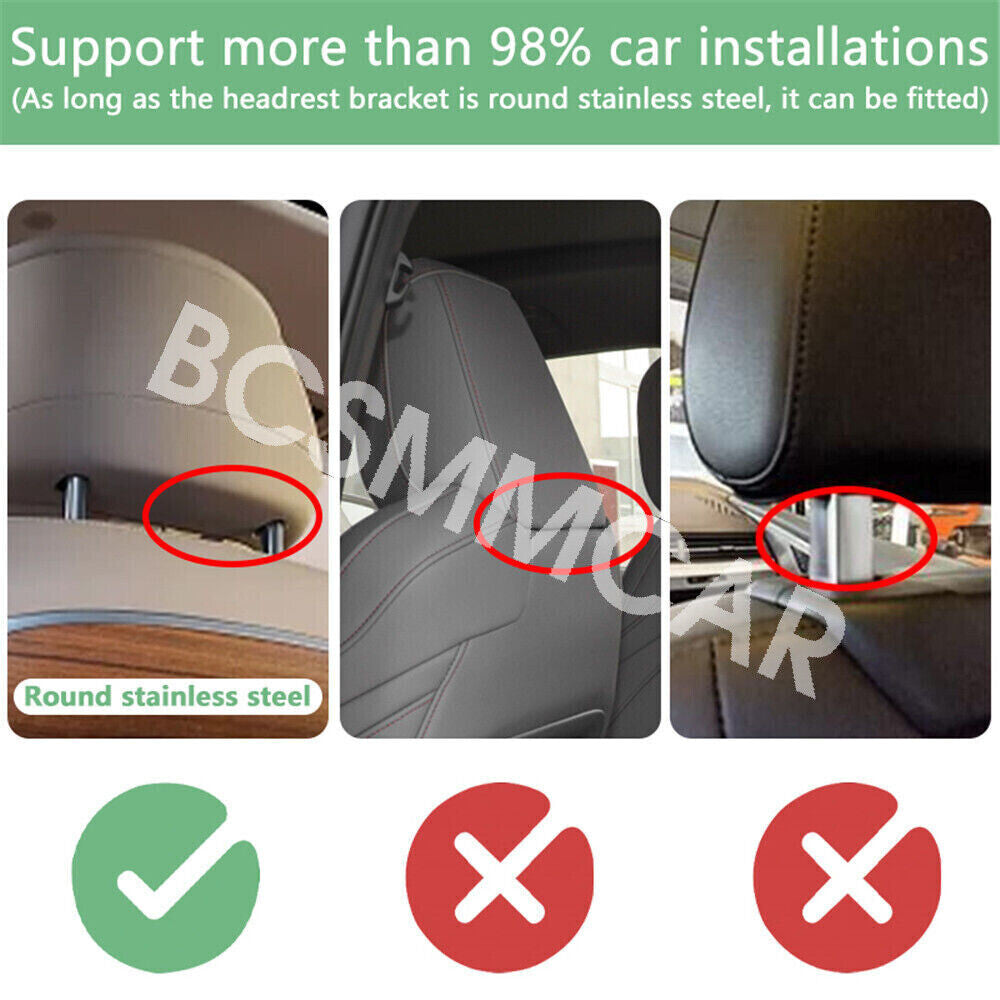 2pcs Android 11 Car TV Touch Screen Headrest Monitor For Rear for Seat Entertainment
