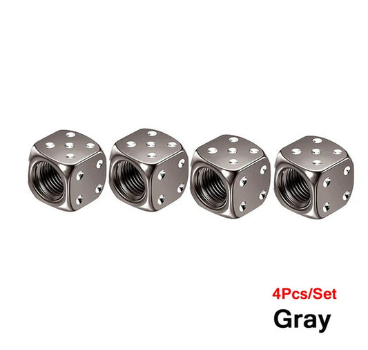 4-piece car tire valve cover rod air dust cover, dustproof and rustproof, red, suitable for BMW .