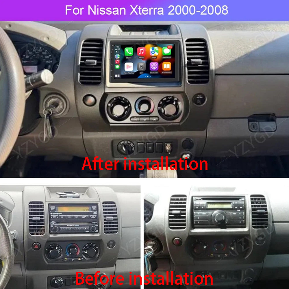 for Nissan Xterra 2000-2008 Android Auto Carplay Car Radio BT GPS Screen 2+32GB