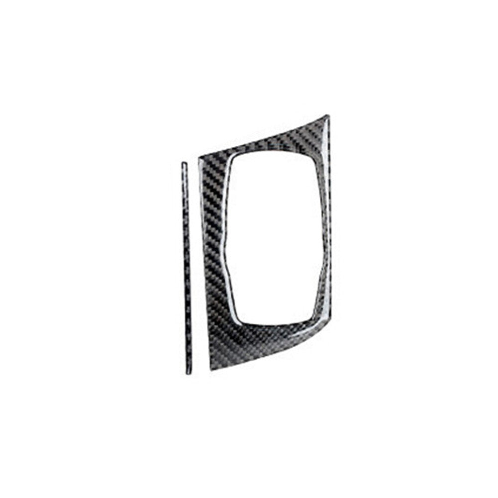 2x carbon fiber interior shift button trim for BMW X1 F48 2016-2018