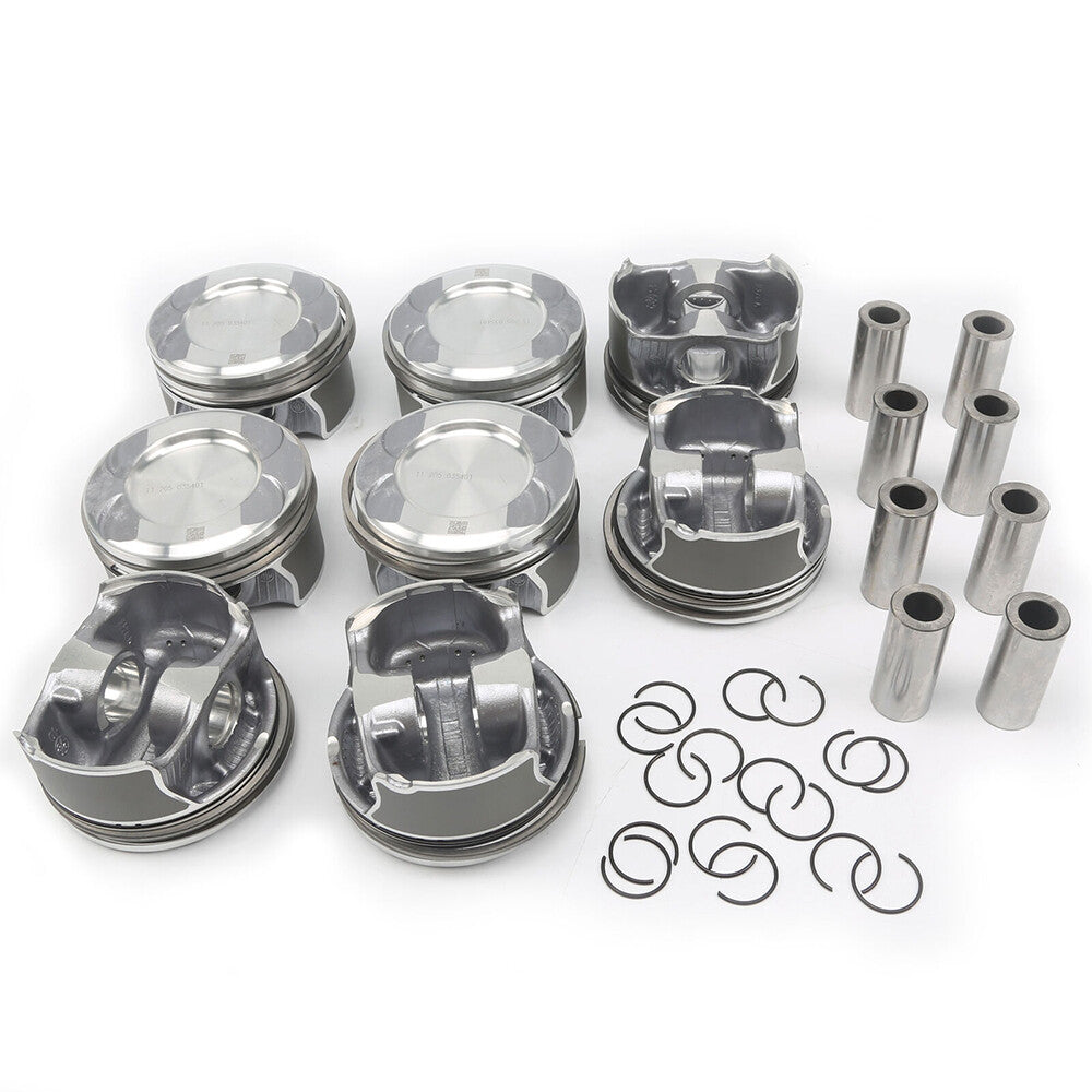 M278 Engine Piston +Cylinder Gasket+Bearing for Benz S500 W166 W221 4.7L 4.6L V8