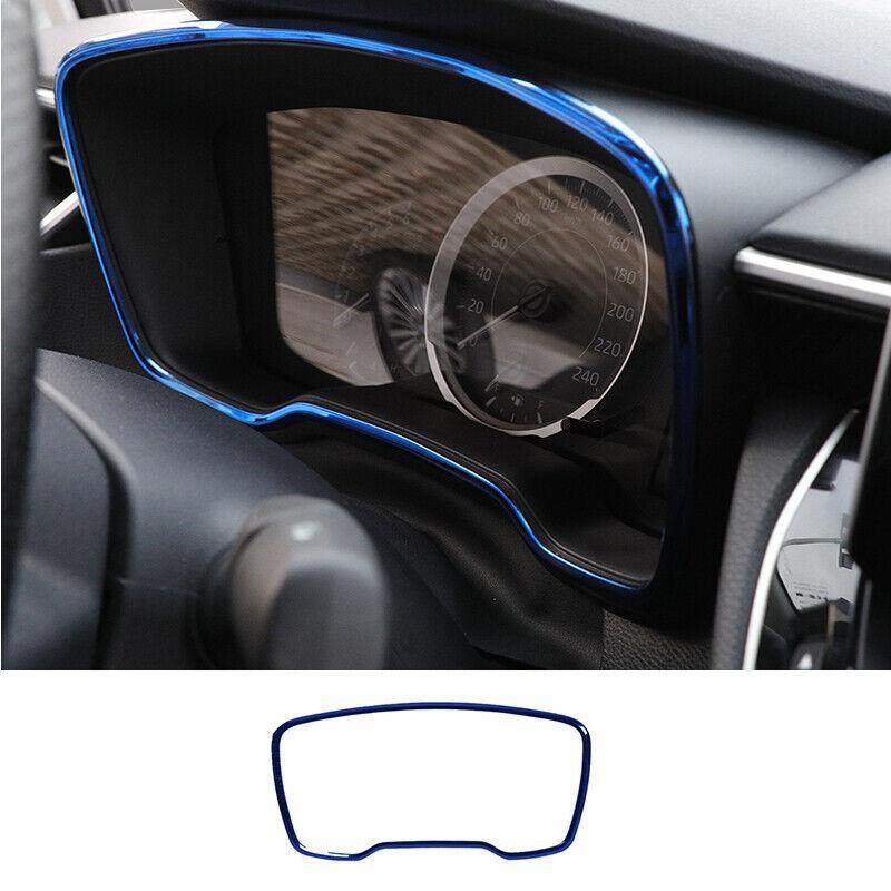 Car for Toyota for Corolla 2019-2021 Blue Titanium Instrument Panel Frame Cover Trim