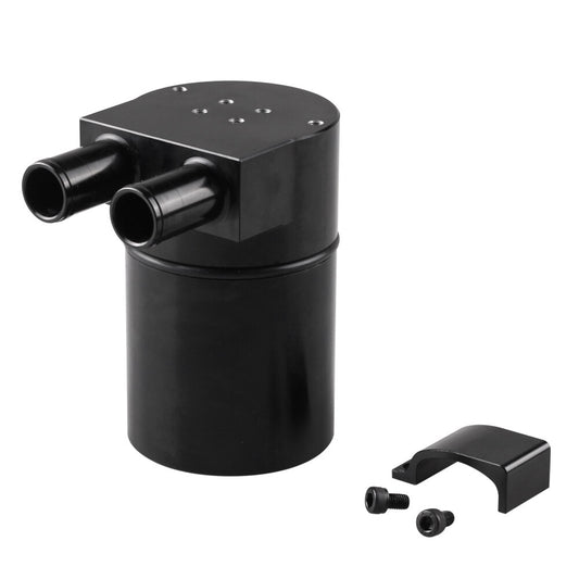 Black Billet Aluminum Oil Catch Can Tank Bottle Baffled for BMW N54 335i 535i
